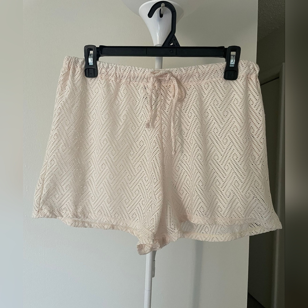 Jessica Simpson Cream Mesh Shorts